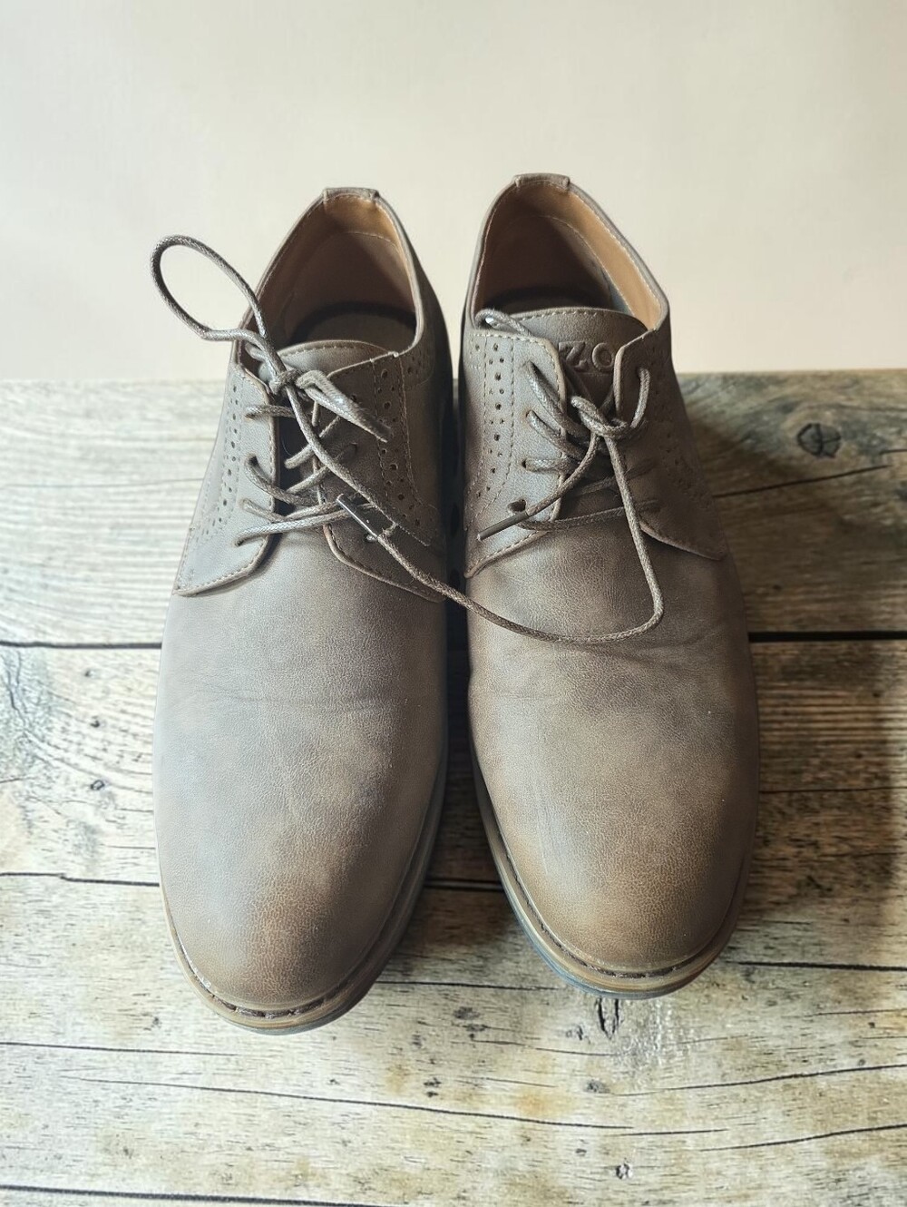 Izod Taupe Brown Chukka Boots - Lace-Up Casual
